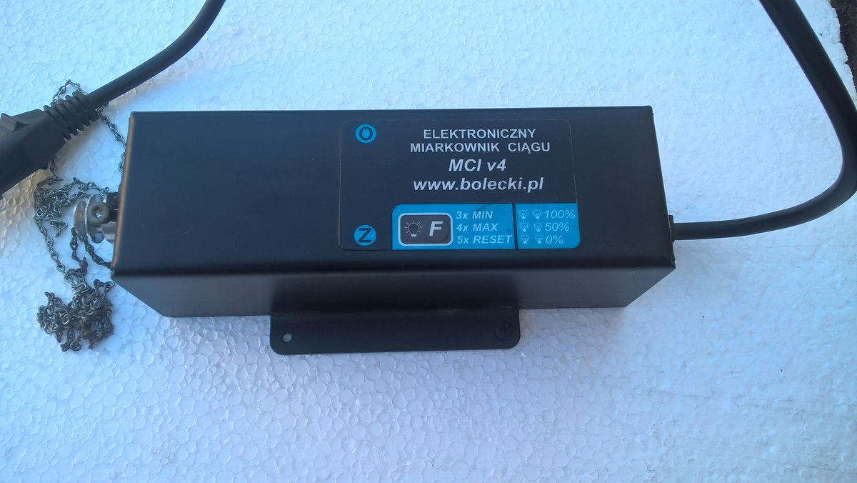 elektroniczny miarkownik ciągu