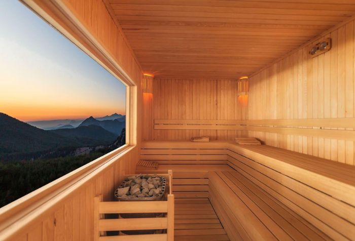 własnoręcznie zbudowana sauna domowa